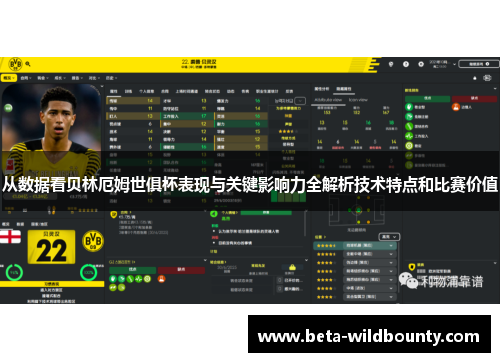 从数据看贝林厄姆世俱杯表现与关键影响力全解析技术特点和比赛价值